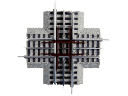 Lionel O Scale FasTrack 90-Degree Crossover - 12019