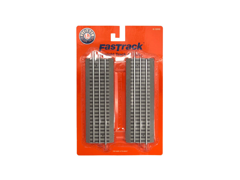Load image into Gallery viewer, Lionel O Scale FasTrack 10&quot; Straight Track (4) - 12032
