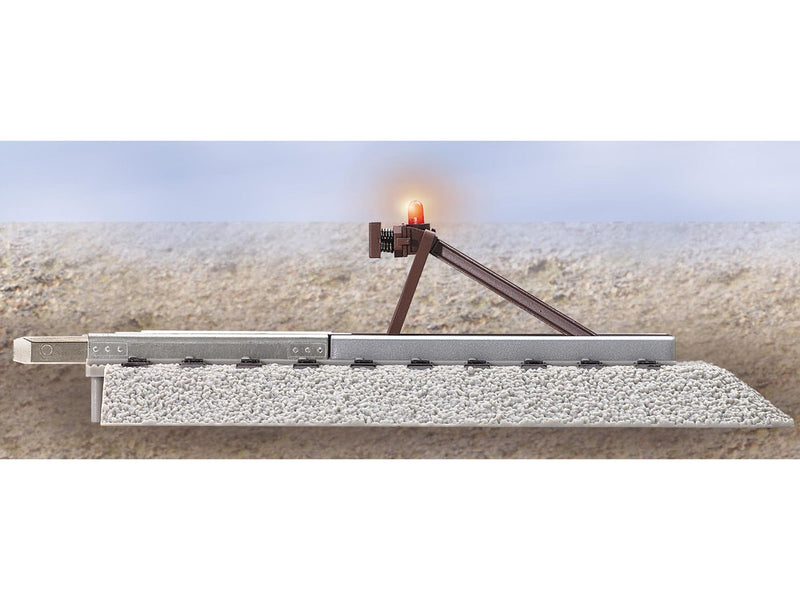 Load image into Gallery viewer, Lionel O Scale FasTrack Lighted Bumper (2) - 12035
