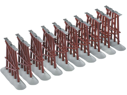 Lionel O Scale FasTrack Elevated Trestle Set (10) - 12038