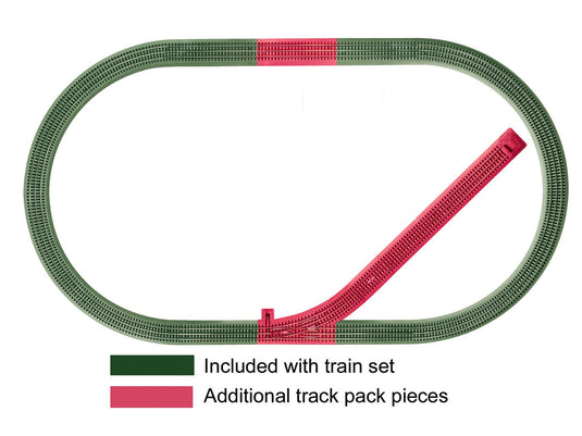 Lionel O Scale FasTrack Siding Track Add-On Track Pack - 12044