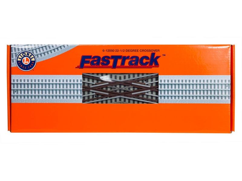 Load image into Gallery viewer, Lionel O Scale FasTrack 22 1/2-Degree Crossover - 12050
