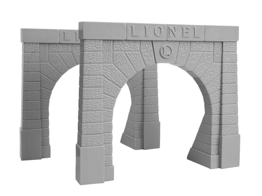 Lionel O Scale Tunnel Portals With Raised Lionel Lettering - 12896