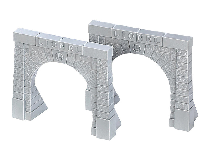 Lionel O Scale Tunnel Portals With Raised Lionel Lettering - 12896