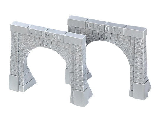 Lionel O Scale Tunnel Portals With Raised Lionel Lettering - 12896