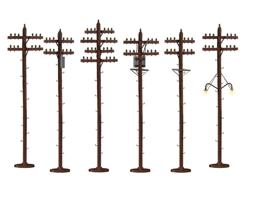 Lionel O Scale Sized Telephone Poles - 37939