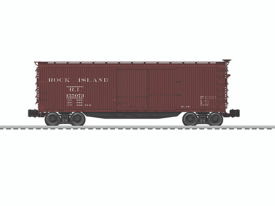 Lionel O Scale Rock Island USRA Double Sheath Boxcar - 83349
