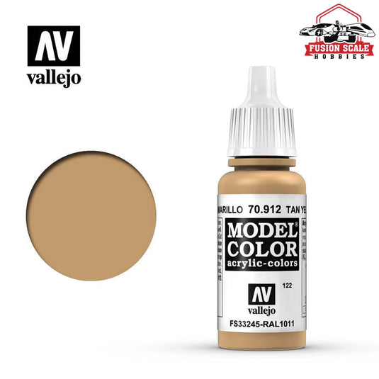 Vallejo Model Color Tan Yellow VLJ70912