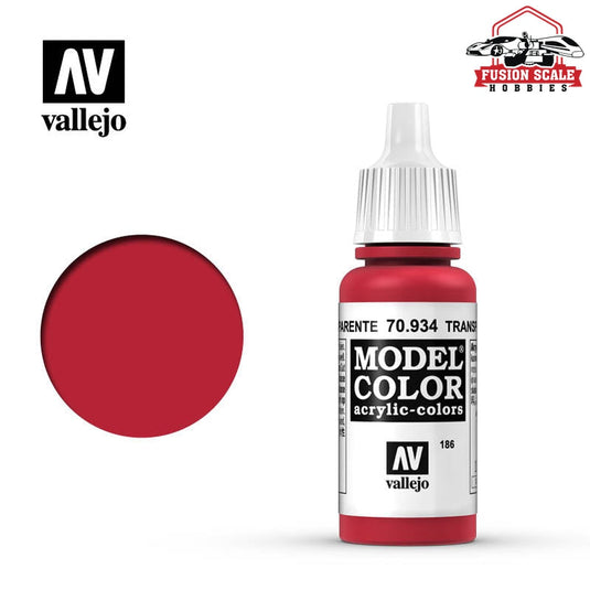 Vallejo Model Color Transparent Red VLJ70934