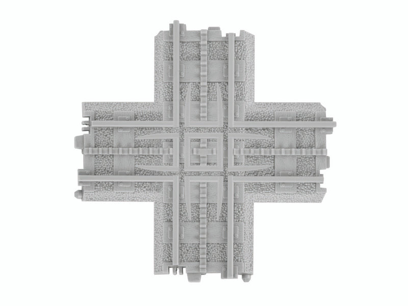 Load image into Gallery viewer, Lionel O Scale Imagineering Straight 90 Degree Crossover - 711608
