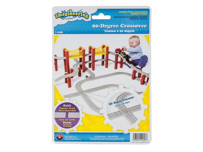 Load image into Gallery viewer, Lionel O Scale Imagineering Straight 90 Degree Crossover - 711608
