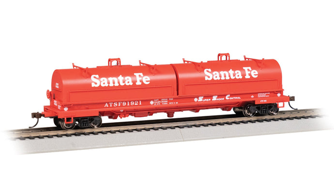 Bachmann HO 55' Steel Coil Car Santa Fe SF #9192 Super Shock Control