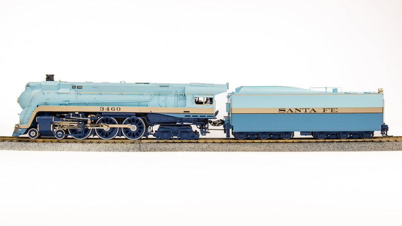Load image into Gallery viewer, Broadway Ltd HO ATSF Blue Goose Early 1939 Appearance Paragon4 Sound #3460 - 7352
