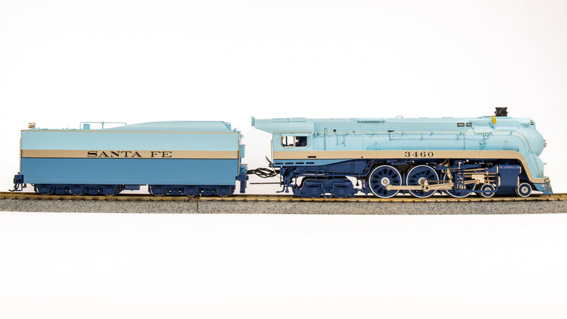 Load image into Gallery viewer, Broadway Ltd HO ATSF Blue Goose Early 1939 Appearance Paragon4 Sound #3460 - 7352
