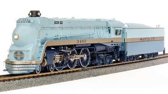 Broadway Ltd HO ATSF Blue Goose Early 1939 Appearance Paragon4 Sound
