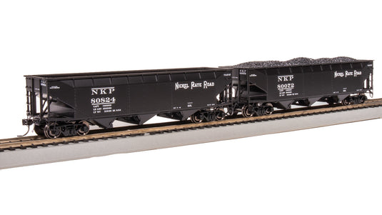 Broadway Limited HO Scale NKP AAR 70-Ton Triple Hopper (Pack of 4) - 7375