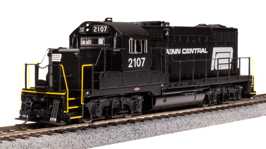 Broadway Limited HO Penn Central EMD GP20 Black w/ White DCC Sound 