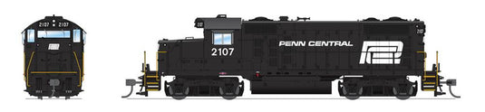 Broadway Limited HO Penn Central EMD GP20 Black w/ White DCC Sound