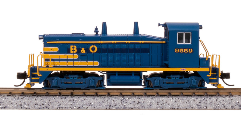 Load image into Gallery viewer, Broadway Limited N B&amp;O EMD NW2 Pere Marquette Scheme Diesel Locomotive 9559 - 7482
