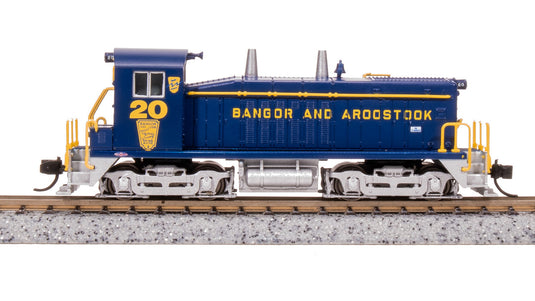 Broadway Limited N BAR EMD NW2 Diesel Locomotive Blue Yellow Diesel 21 - 7485
