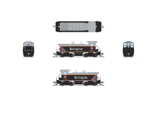 Broadway Limited N Scale Burlington EMD NW2 Diesel Locomotive