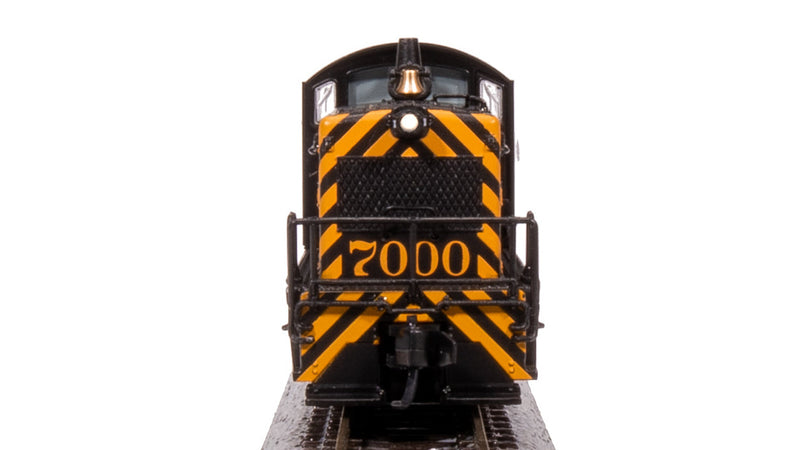 Load image into Gallery viewer, Broadway Limited N Scale DRGW EMD NW2 Diesel Locomotive Black &amp; Gold #100 - 7490
