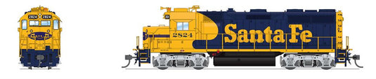 Broadway Limited HO Scale ATSF EMD GP35 Blue Warbonnet Diesel