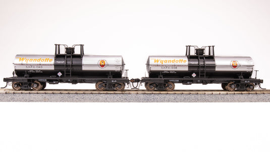 Broadway Limited HO Scale Wyandotte 1950's Scheme 6000 Gallon Tank 2-Pack - 7678