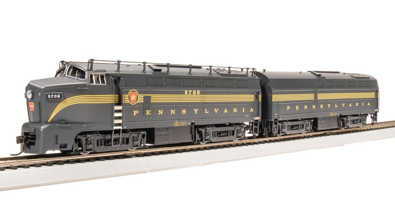 Load image into Gallery viewer, Broadway Limited HO Scale PRR Baldwin RF-16 Sharknose 9708A/9708B DCC/Sound - 7690
