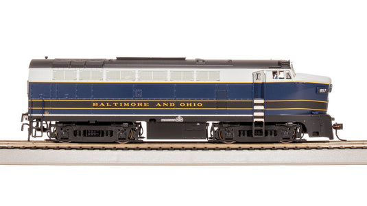 Broadway Limited HO Baltimore & Ohio RF-16 Sharknose Diesel 857 (DCC/Sound) - 7695