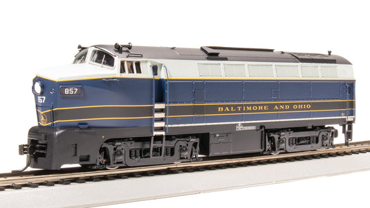 Broadway Limited HO Baltimore & Ohio RF-16 Sharknose Diesel 857 (DCC/Sound) - 7695