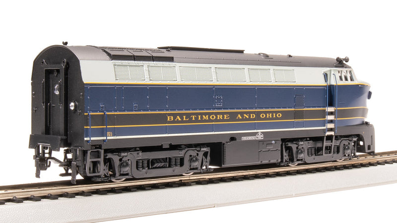 Load image into Gallery viewer, Broadway Limited HO Baltimore &amp; Ohio RF-16 Sharknose Diesel 857 (DCC/Sound) - 7695
