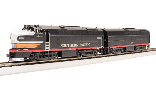 Broadway Limited HO Southern Pacific RF-16 Sharknose A/B 5550/5570 DCC/Snd - 7708