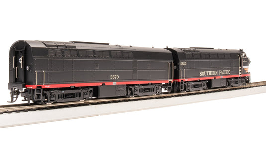 Broadway Limited HO Southern Pacific RF-16 Sharknose A/B 5550/5570 DCC/Snd - 7708