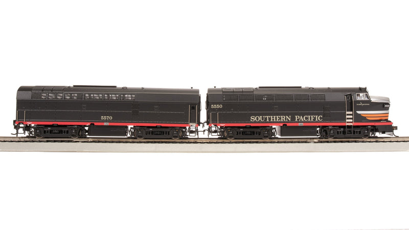 Load image into Gallery viewer, Broadway Limited HO Southern Pacific RF-16 Sharknose A/B 5550/5570 DCC/Snd - 7708
