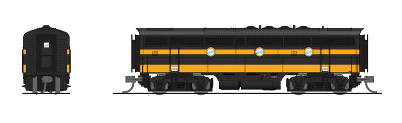 Load image into Gallery viewer, Broadway Limited N SLSF EMD F3B Black &amp; Yellow Diesel Locomotive DCC/S 5101 - 7731
