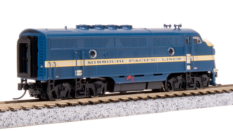 Load image into Gallery viewer, Broadway Limited N Scale MP EMD F3 AB Eagle Scheme Unit-A Diesel #523/518B - 7724
