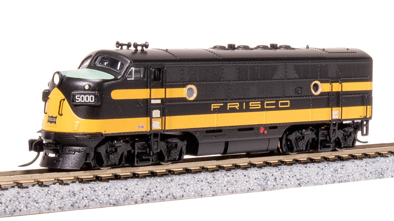 Load image into Gallery viewer, Broadway Limited N SLSF EMD F3A Black &amp; Yellow Diesel Locomotive #5001 - 7730
