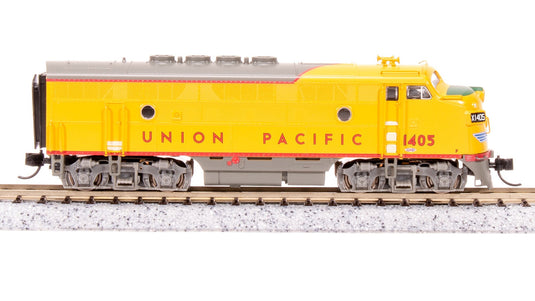 Broadway Limited N Scale UP EMD F3A Yellow Gray Diesel Locomotive