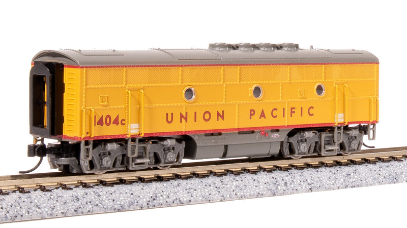 Load image into Gallery viewer, Broadway Limited N Scale UP EMD F3B Yellow Gray Diesel Locomotive #1406B - 7741
