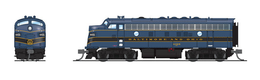 Broadway Limited 9074 N Scale Baltimore & Ohio EMD F7A 4500 DC Stealth - Imports