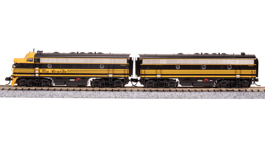 Broadway Limited N Scale DRGW EMD F7 AB Black Diesel Locomotive