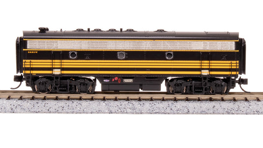 Broadway Limited N Scale DRGW EMD F7 AB Black Diesel Locomotive 