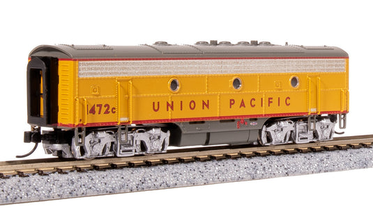 Broadway Limited N UP EMD F7 AB Yellow Gray Diesel Locomotive