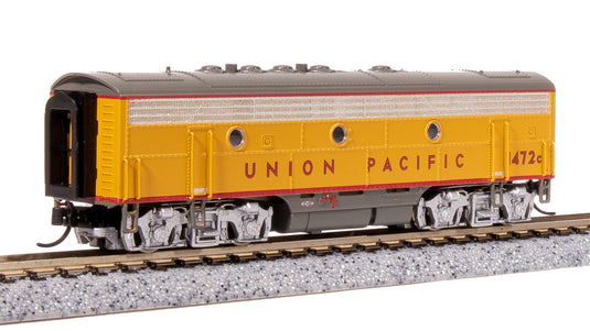 Broadway Limited N UP EMD F7 AB Yellow Gray Diesel Locomotive