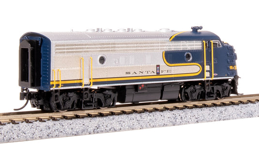 Broadway Limited N Scale ATSF EMD F7A Bluebonnet Diesel Locomotive 