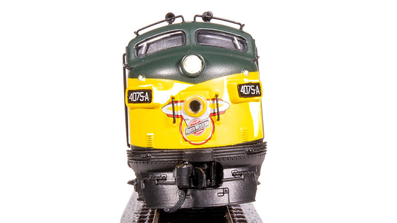 Load image into Gallery viewer, Broadway Limited N Scale CNW EMD F7A As-Delivered Diesel Locomotive #4075C - 7768
