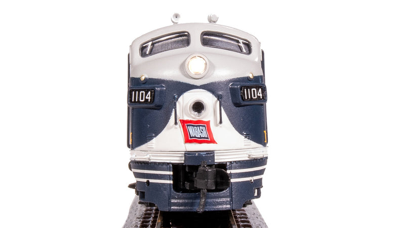 Load image into Gallery viewer, Broadway Limited N Scale WAB EMD F7A As-Delivered Diesel Locomotive #1104A - 7785
