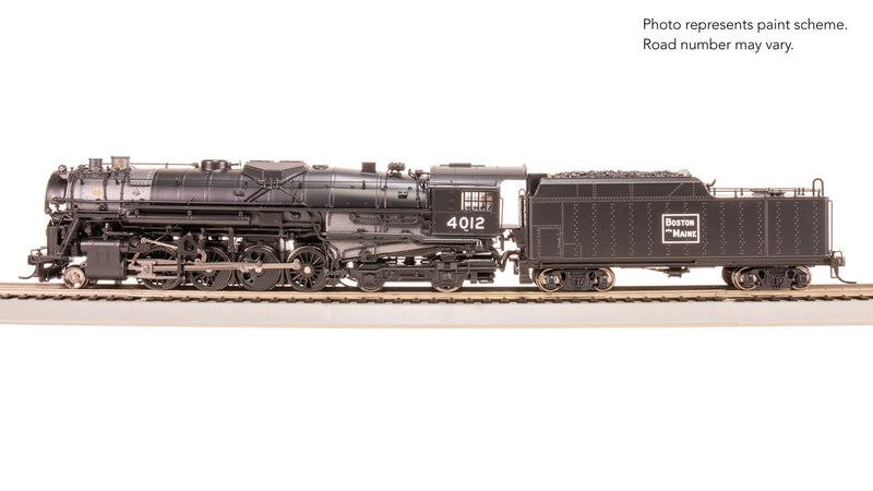 Load image into Gallery viewer, Broadway Limited HO Boston &amp; Maine 2-8-4 Berkshire, T1A 4007 (DCC/Sound) - 7881
