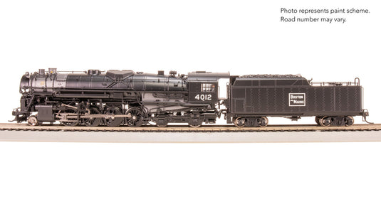 Broadway Limited HO Boston & Maine 2-8-4 Berkshire, T1A 4007 (DCC/Sound) - 7881